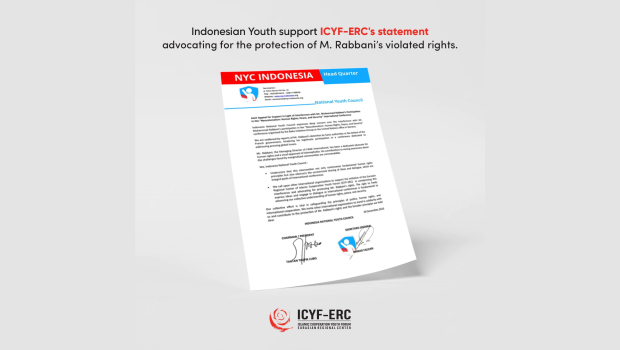 İndoneziya gənclər təşkilatları İƏGF Avrasiya Regional Mərkəzinin M.Rəbbanini müdafiə edən bəyanatını dəstəklədi