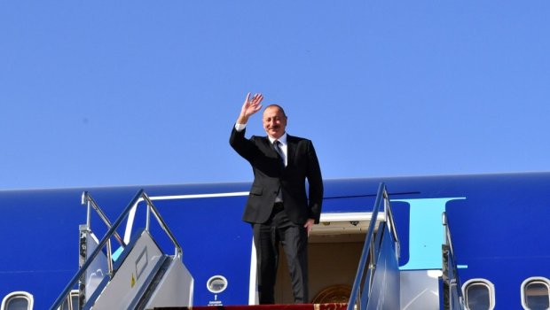 Prezident İlham Əliyevin Sankt-Peterburq şəhərinə işgüzar səfəri başa çatıb