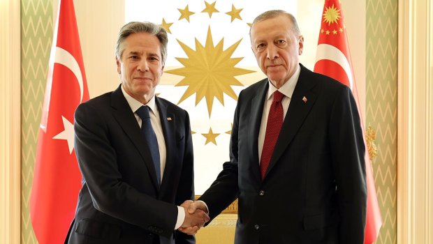 Ərdoğan Blinkeni QƏBUL ETDİ - FOTO