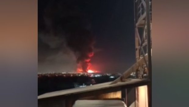 Sankt-Peterburqda yanan anbara 212,5 milyon manat ziyan dəyib - VİDEO