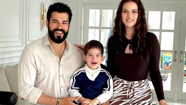 Fahriye Evcen ilk dəfə oğlu Kərəmin FOTOSUNU paylaşdı