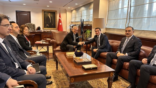 Hikmət Hacıyev Türkiyə XİN başçısının müavini ilə regional məsələlərdən DANIŞDI - FOTO