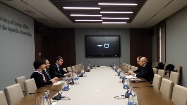 Elnur Məmmədov MDB Baş katibinin birinci müavini ilə görüşüb