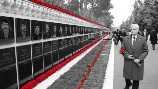 ABŞ-ın Azərbaycandakı səfiri 20 Yanvar faciəsi ilə bağlı başsağlığı verdi – FOTO  