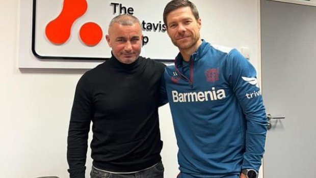 Qurban Qurbanov Xabi Alonso ilə görüşdü - FOTO