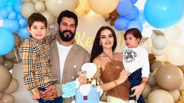 Burak və Fahriye oğullarının 1 yaşını QEYD ETDİLƏR - FOTO