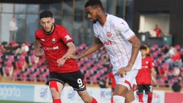 Azərbaycan Kuboku: “Araz Naxçıvan”-“Qəbələ” oyununda heç-heçə - VİDEO