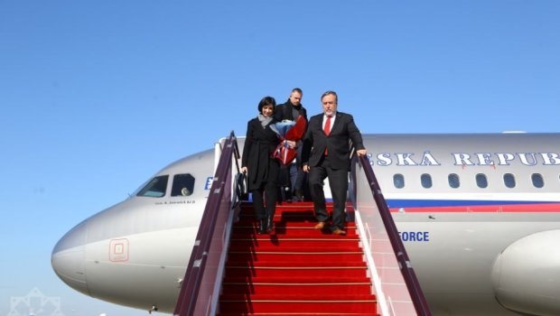 Çexiya parlamentinin Deputatlar Palatasının sədri Azərbaycana gəldi - FOTO