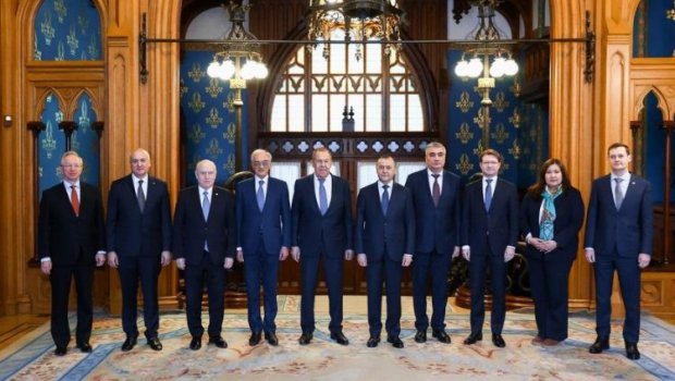 Lavrov MDB ölkələrinin səfirlərini QƏBUL EDİB
