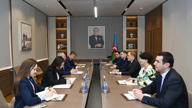 Ceyhun Bayramov Şanxay Əməkdaşlıq Təşkilatının baş katibi ilə görüşüb - FOTO