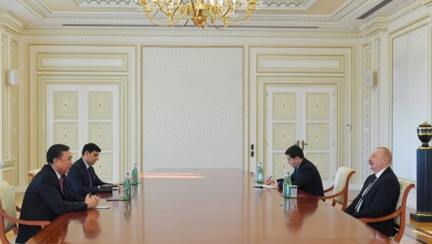 İlham Əliyev Türk Dövlətləri Təşkilatının Baş katibini QƏBUL ETDİ - VİDEO