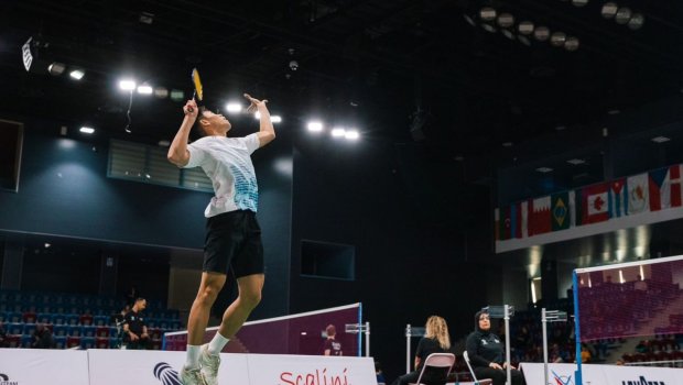 Badmintonçumuz mübarizəni dayandırdı