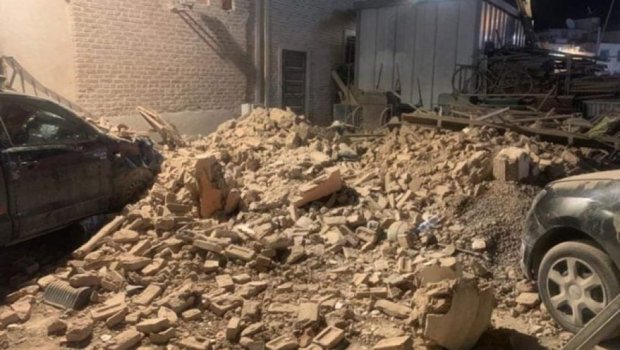 Mərakeşdə köhnə bina uçdu - 5 nəfər həlak oldu