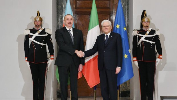 İtaliya Prezidenti İlham Əliyevi təbrik etdi