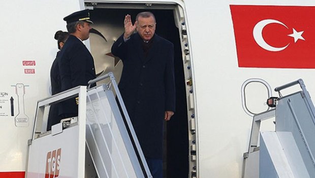 Ərdoğan Birləşmiş Ərəb Əmirliklərinə getdi