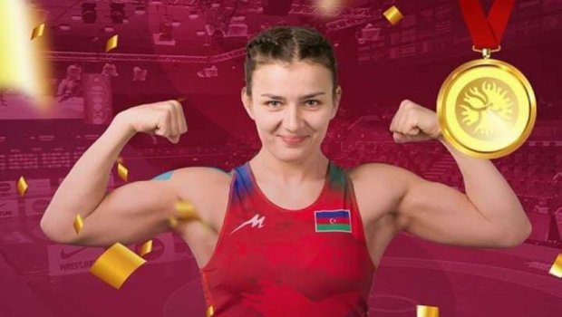 Daha bir qadın güləşçimiz Avropa çempionatının birincisi oldu