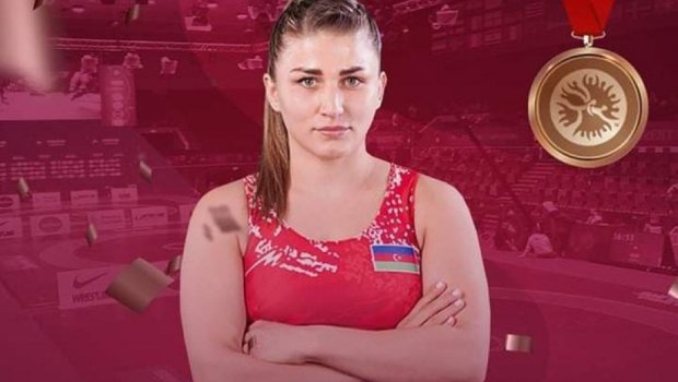 Qadın güləşçimiz Avropa çempionatında bürünc medal QAZANDI