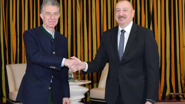 İlham Əliyev Münxen Təhlükəsizlik Konfransının sədri ilə görüşdü - FOTO