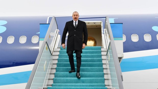 İlham Əliyev Türkiyəyə rəsmi səfərə getdi - FOTO-VİDEO