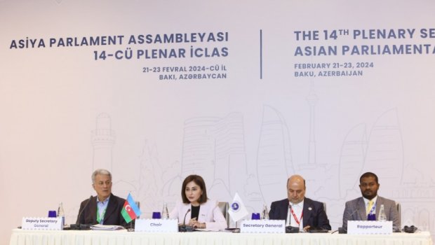 Asiya Parlament Assambleyasının 14-cü plenar sessiyası komitə iclasları ilə davam etdirilib - FOTO