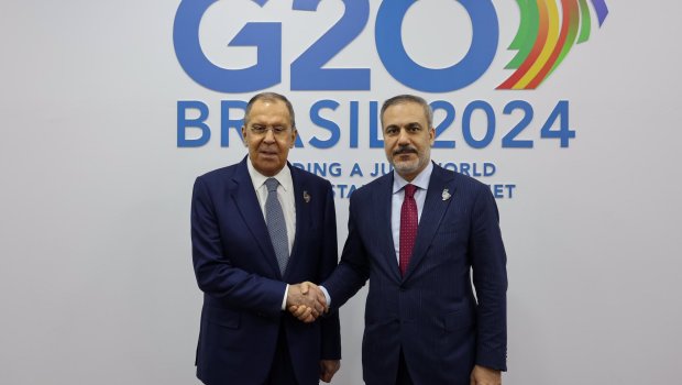 Hakan Fidan Lavrovla Azərbaycan - Ermənistan arasındakı gərginliyi MÜZAKİRƏ ETDİ - FOTO/VİDEO