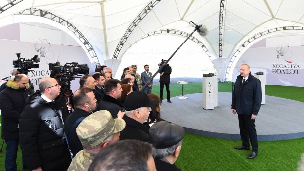 İlham Əliyev: “Xocalı soyqırımını inkar etmək ədalətsizlik və vicdansızlıqdır” - VİDEO