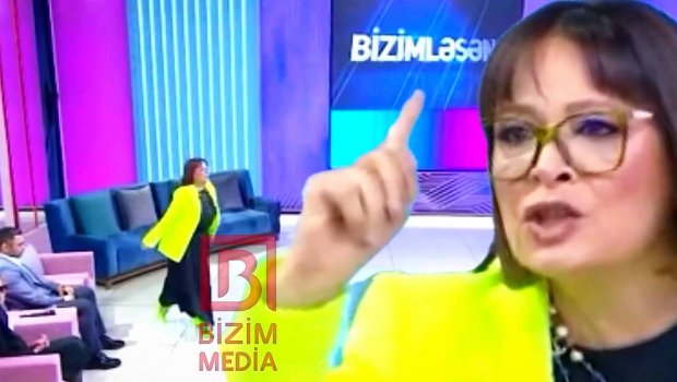 Mehriban Xanlarova efirdə dalaşıb, studiyanı tərk etdi – VİDEO 