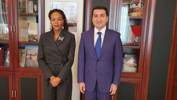 Hikmət Hacıyev Konqo Prezidentinin müşaviri ilə görüşdü – FOTO  