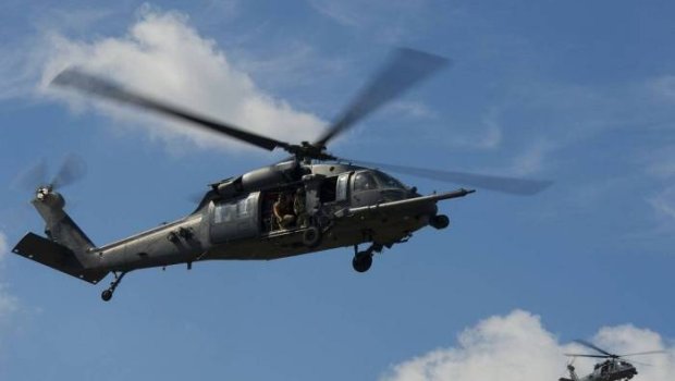 Türkiyədə hərbi helikopter məcburi eniş edib