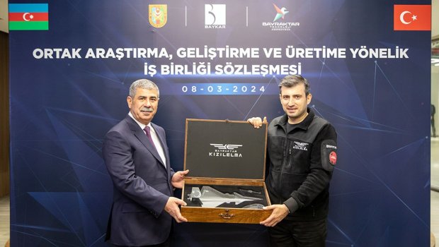 Azərbaycanın müdafiə naziri Selçuk Bayraktar ilə görüşdü - FOTO