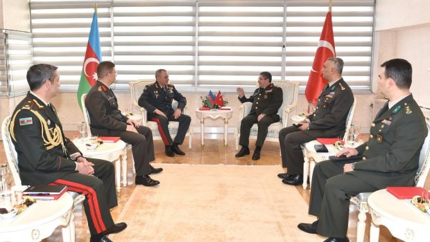 Hikmət Mirzəyev İstanbulda Türkiyənin ordu generalı ilə görüşdü - FOTO