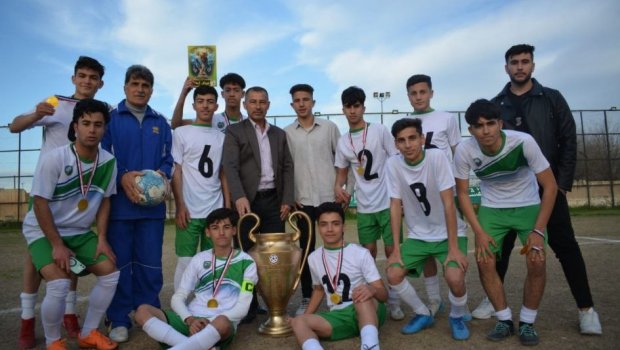 Azərbaycanın dəstək verdiyi iraqlı türkmənlərin futbol komandası vilayət çempionu oldu – FOTO  