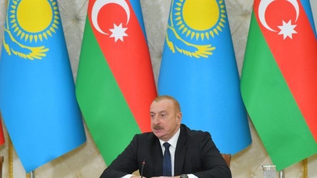 İlham Əliyev: “TransXəzər nəqliyyat dəhlizi bu gün öz potensialını tam şəkildə açır”