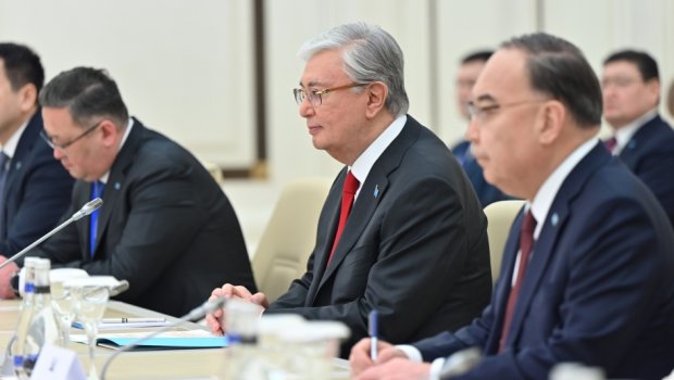 Kasım-Jomart Tokayev Milli Məclisdə olub - FOTO