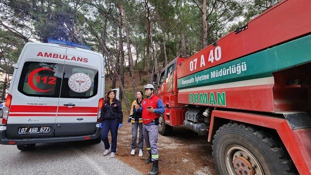Antalyada meşə yanğını başladı - FOTO