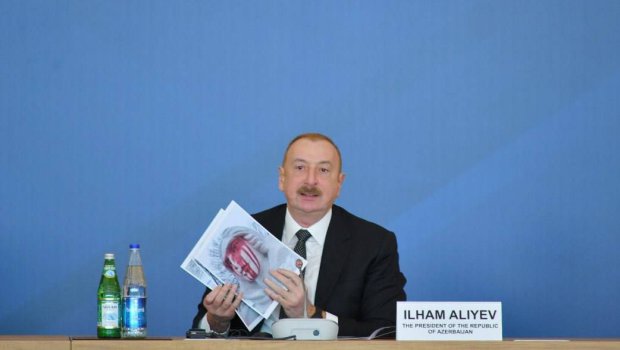 İlham Əliyev Fransanın vandalizmindən danışdı