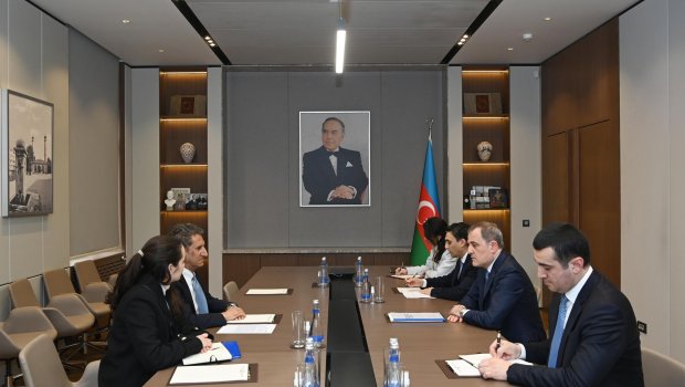 Ceyhun Bayramov IRENA-nın baş direktoru ilə görüşdü - FOTO