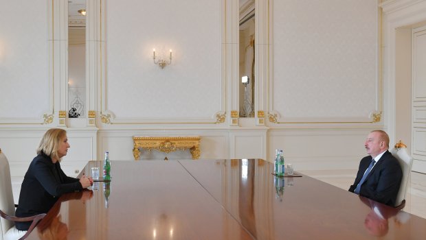 Prezident İsrailin sabiq xarici işlər nazirini qəbul etdi