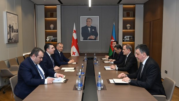 Ceyhun Bayramov gürcüstanlı həmkarı ilə regional vəziyyəti müzakirə etdi - FOTO 