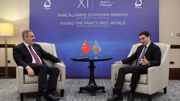 Hikmət Hacıyev Hakan Fidanla GÖRÜŞDÜ 