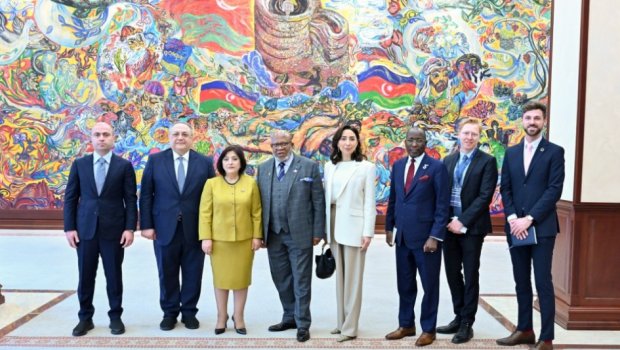 Milli Məclisin sədri BMT Baş Assambleyasının 78-ci sessiyasının prezidenti ilə görüşüb - FOTO