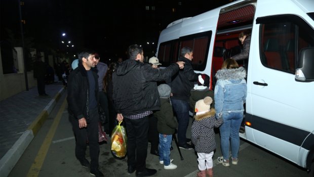 Füzuli şəhərinə daha 34 ailə yola salındı – FOTO 