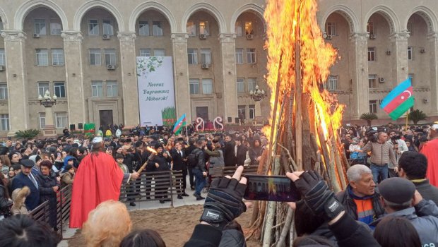 Gəncədə Novruz şənliyi KEÇİRİLİB - FOTO