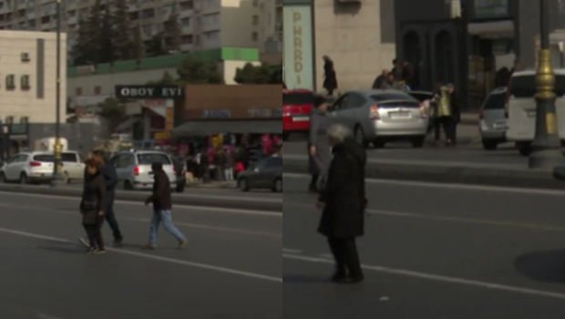8-ci kilometr bazarının yaxınlığındakı piyada keçidindən niyə istifadə olunmur? - VİDEO