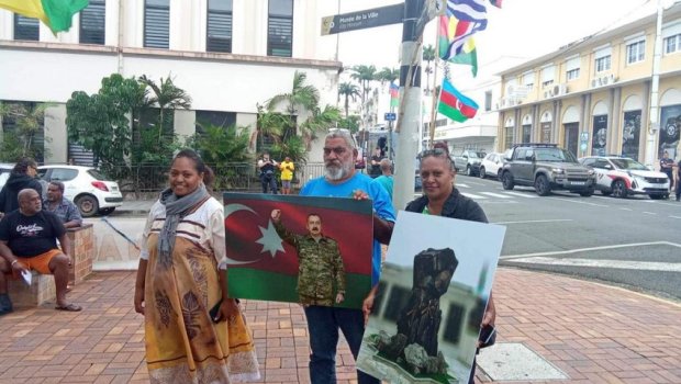 Yeni Kaledoniyadakı aksiyalarda İlham Əliyevin və 