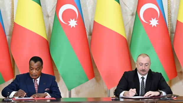 Azərbaycan-Konqo sənədləri İMZALANDI - FOTO/VİDEO