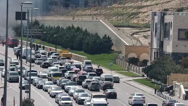 Bakının bu yollarında tıxac var - SİYAHI 
