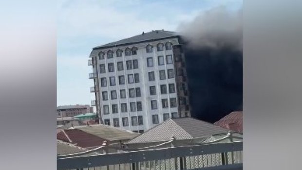 Xırdalanda yaşayış binası YANIR – VİDEO 