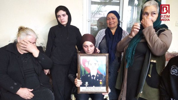 Salyanda şəhidin vida mərasimi keçirilir - FOTO/VİDEO