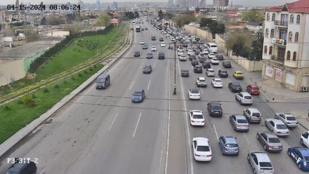Bakının bir sıra küçələrində sıxlıq var - SİYAHI + FOTO
